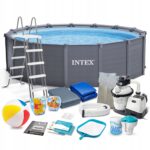 Panelinis lauko baseinas Intex 478×124 cm rinkinys