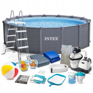 Panelinis lauko baseinas Intex 478×124 cm rinkinys