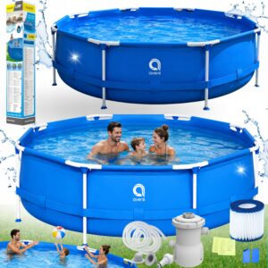 Karkasinis lauko baseinas 300×76 cm su pompa su filtru 2025