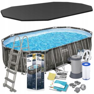 Karkasinis lauko baseinas Bestway 610x366x122cm rinkinys