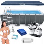 Karkasinis lauko baseinas Intex 549x274x132CM su pompa rinkinys