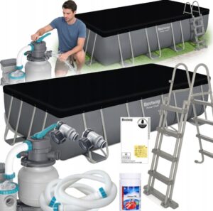 Karkasinis lauko baseinas Bestway 549x274x122CM rinkinys