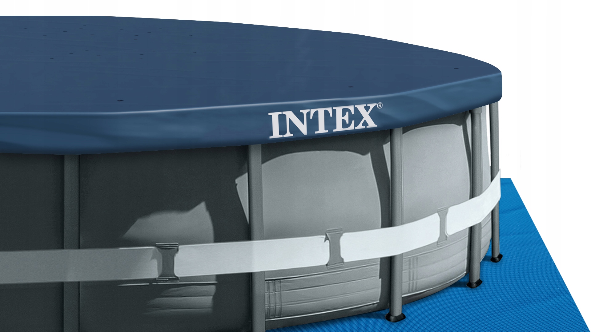 BASENSTELAZOWYOGRODOWYZPOMPADRABINKA610x122INTEX26334Zestaw11w1SeriaULTRAFRAME belsilt Karkasinis lauko baseinas Intex 610×122 cm su kopėtėlėmis rinkinys 26334 variantas 6