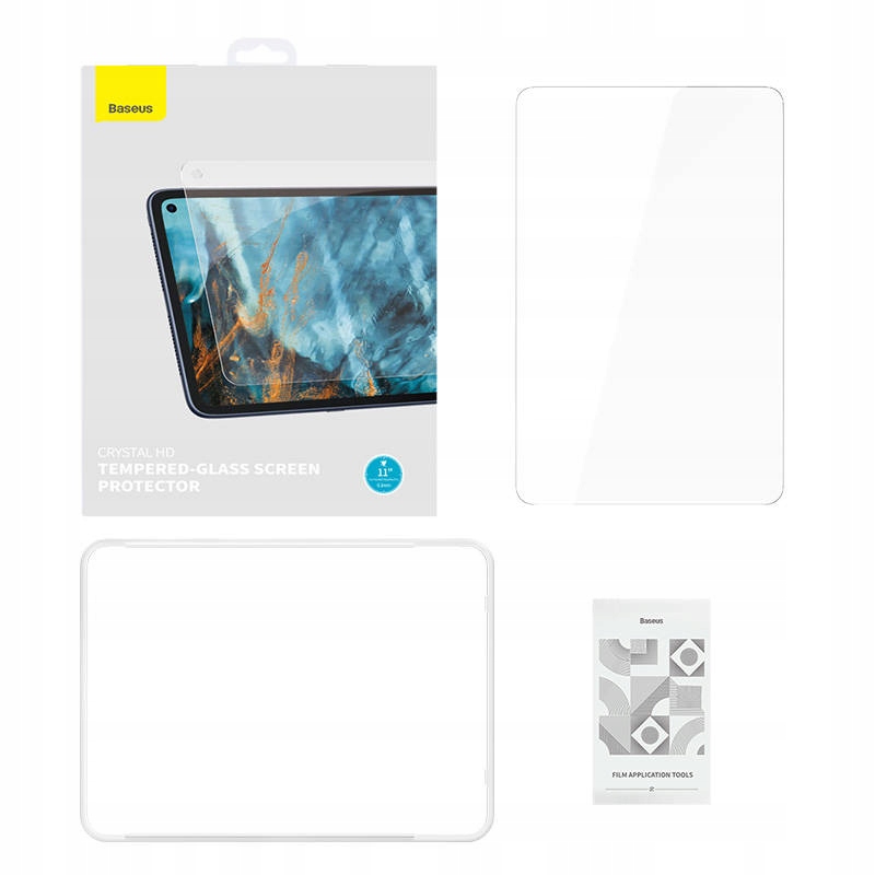 BASEUSOCHRONNESZKLOHARTOWANE9H03MMNAERKANDOHUAWEIMATEPAD11PRODedykowanamarkaHuawei belsilt Baseus apsauginės grūdintas stiklas 9H 03MM ant Erkan skirta Huawei Matepad 11 Pro