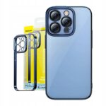 Baseus rinkinys apsauginis skaidrūs dėklas ir grūdintas stiklas iPhone 14 Pro