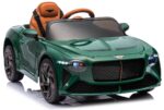 Bentley B 12V eko odos sėdynė EVA ratai elektrinis automobilis vaikams Bluetooth 12 V 7 Ah LED nuotolinio valdymo pultas
