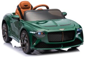 Bentley B 12V eko odos sėdynė EVA ratai elektrinis automobilis vaikams Bluetooth 12 V 7 Ah LED nuotolinio valdymo pultas