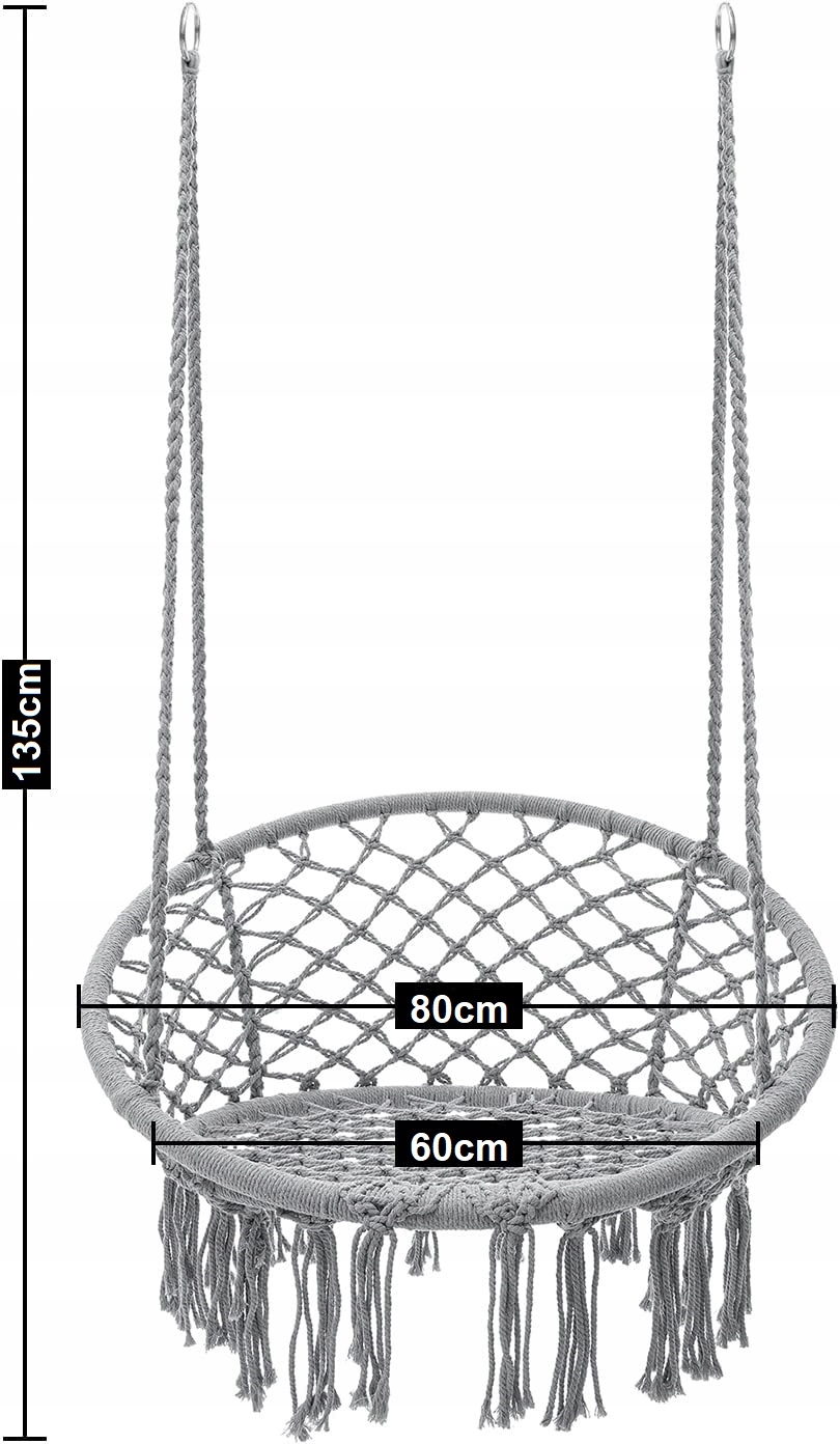 BOCIANIEGNIAZDOHUSTAWKAOGRODOWAFOTELWISZACYKRZESLOBOCIANBOHO80CMKodproducentaHustawkaBocianieGniazdoOgrodowaGALAXIA belsilt Gandro lizdo sūpynės vaikams 80 cm variantas 2 sodui