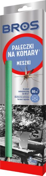 BROS kvapnios lazdelės nuo uodų ir mašalų 4 vnt  kelionėms