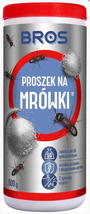 BROS skruzdėlių naikinimo milteliai produkto kiekis 500 g  lizdams naikinti