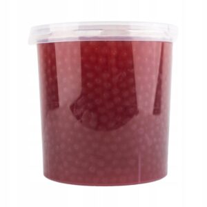 Sprogstantys perlai Bubble Tea aviečių skonio 3 kg Crazy Bubble
