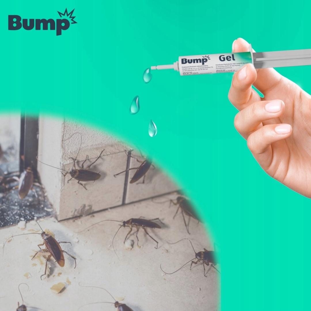 BUMPGELTrutkazelnakaraluchyrybikiprusakimrowkiINSEKTENSprayProducentnieznanyproducent belsilt Bump Gel rinkinys nuo tarakonų sidabrinių žuvelių ir skruzdėlių su Insekten purškalu