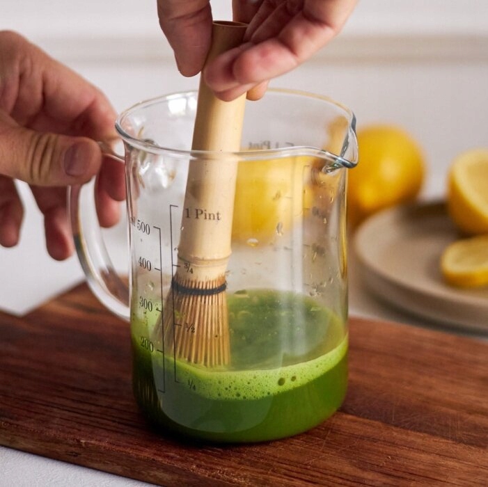 BambusowamiotelkadomatchyChasenLongMatchaBrosMarkaMatchaBros belsilt Bambukinė matcha šluotelė chasen dovanai idealus priedas matcha arbatai
