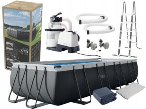 Lauko baseinas Intex 549x274x132cm su pompa 26356