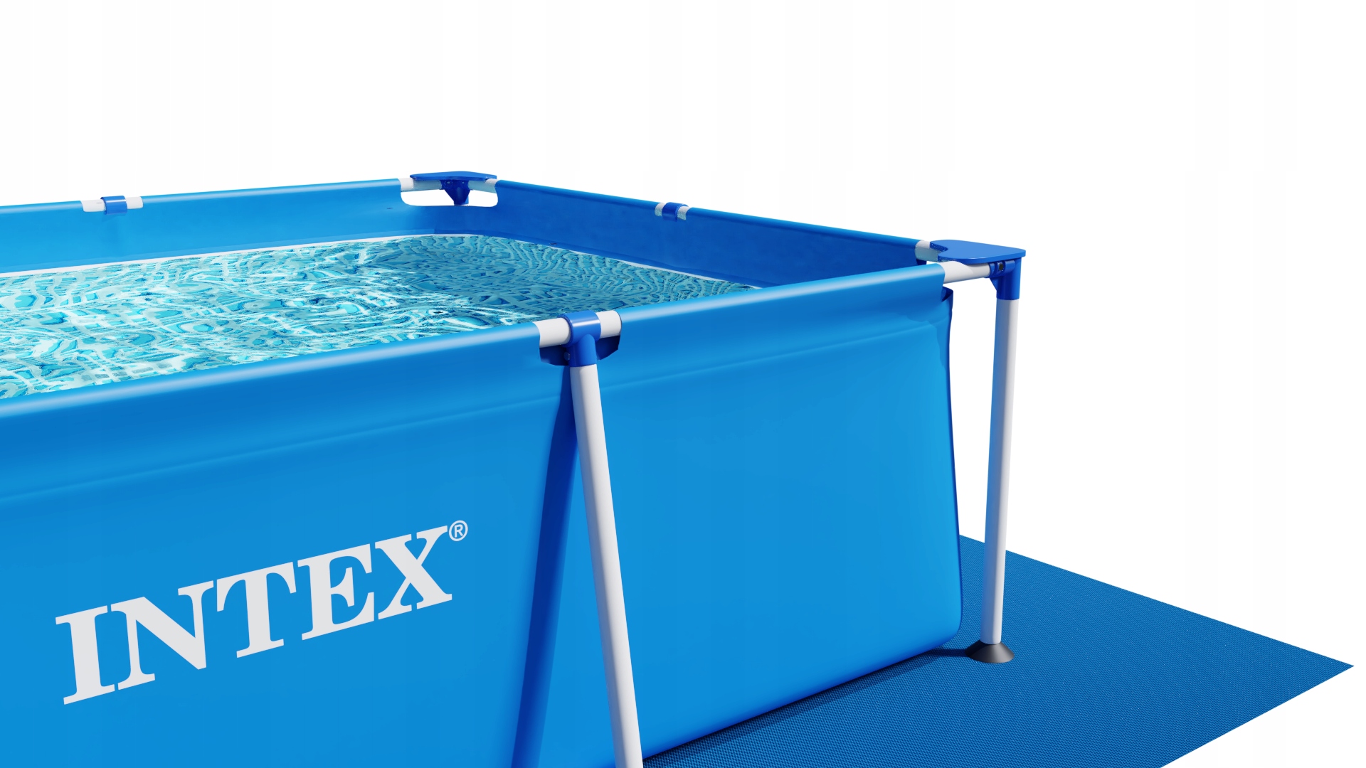 BasenogrodowystelazowyINTEX300x200ZESTAW16w1POKRYWAPOMPAMODEL2026Szerokoscproduktu200cm belsilt Karkasinis lauko baseinas Intex 300×200 cm su pompa su uždangalu 2026