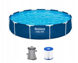 Karkasinis lauko baseinas Bestway 366x76cm su pompa su filtru