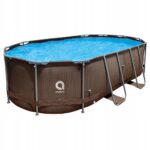Karkasinis lauko baseinas Avenli 427x275x100cm su kopėtėlėmis variantas 3