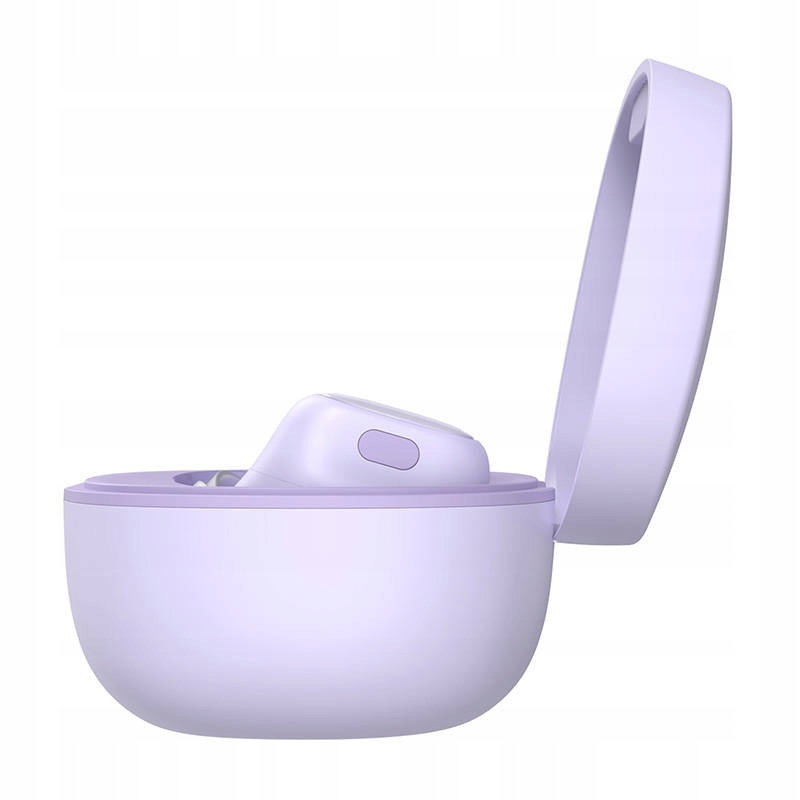BaseusSluchawkiBezprzewodoweDokanaloweTWSBowieBluetooth53FioletoweZawierabaterietak belsilt Baseus belaidės į ausis dedamos ausinės TWS Bowie Bluetooth 53 violetinės