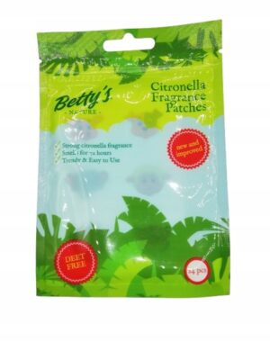 Bettys Nature kvapnūs lipdukai vaikams nuo uodų ir muselių 24 vnt  vaikams