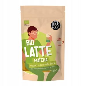 Bio Latte Matcha latte gėrimas 200 g greitai paruošiamas matcha