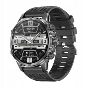BlitzWolf BW AT6 Plus išmanusis laikrodis AMOLED 1 75 Bluetooth skambučiai IP67 100 sporto režimų