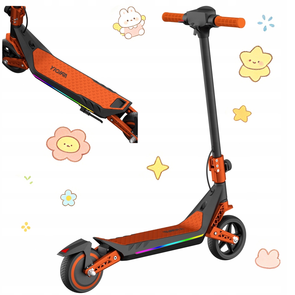 CE65YIQIFAU8130W16KMHskladanadladzieciHulajnogaelektrycznaWagaproduktuzopakowaniemjednostkowym67kg belsilt CE 65 YIQIFA U8 130 W 16 kmh sulankstomas vaikams Elektrinis paspirtukas