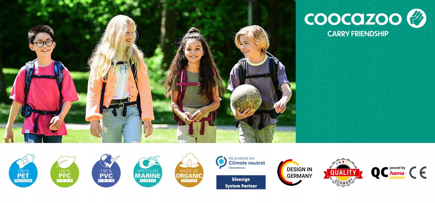 COOCAZOOplecakszkolny30lMATEmlodziezowyregulowanywzrost135180cmLiczbakieszeni4 belsilt Mokyklinė kuprinė paaugliui Coocazoo mėlyna 30 l A4 formatui
