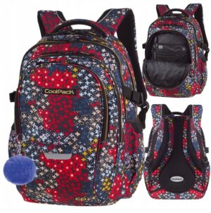 Mokyklinė kuprinė paaugliui CoolPack šuniuko įvairiaspalvė 29 l A4 formatui