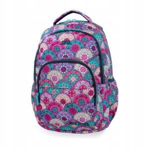 Mokyklinė kuprinė paaugliui CoolPack įvairiaspalvė keli skyriai A4 formatui variantas 6