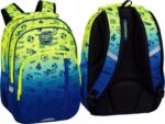 Sportinė mokyklinė kuprinė CoolPack futbolo mėlyna keli skyriai modelis F027339