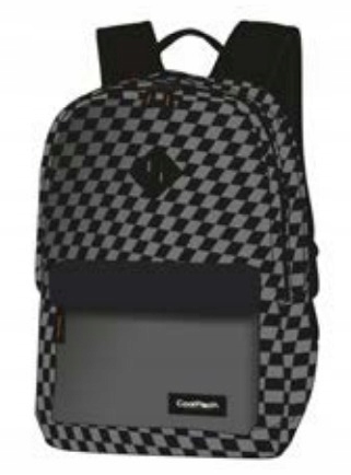 CP31PlecakSzkolnyCoolpackScoutchessE96627kratka belsilt Mokyklinė kuprinė CoolPack juoda keli skyriai A4 formatui modelis CP31