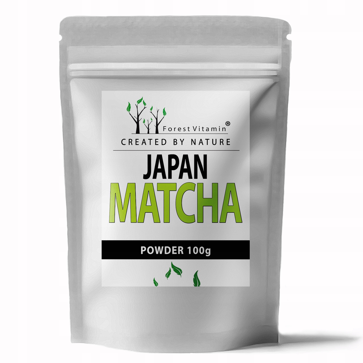 CZYSTAMatcha100gHERBATAJAPONSKASPROSZKOWANAPROSZEKORYGINALNA100MarkaForestVitamin belsilt Japoniška matcha arbata 100 g