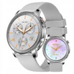 ColmiV65SmartwatchInteligentnyZegarekSportowyBluetooth50Srebrny belsilt COLMI V65 sportinis išmanusis laikrodis Bluetooth 50 sidabrinis
