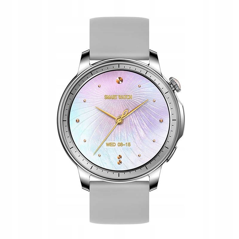 ColmiV65SmartwatchInteligentnyZegarekSportowyBluetooth50SrebrnyStanopakowaniaoryginalne belsilt COLMI V65 sportinis išmanusis laikrodis Bluetooth 50 sidabrinis