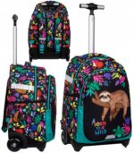 Mokyklinė kuprinė su ratukais CoolPack įvairiaspalvė 26 l A4 formatui