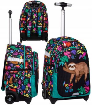 Mokyklinė kuprinė su ratukais CoolPack įvairiaspalvė 26 l A4 formatui