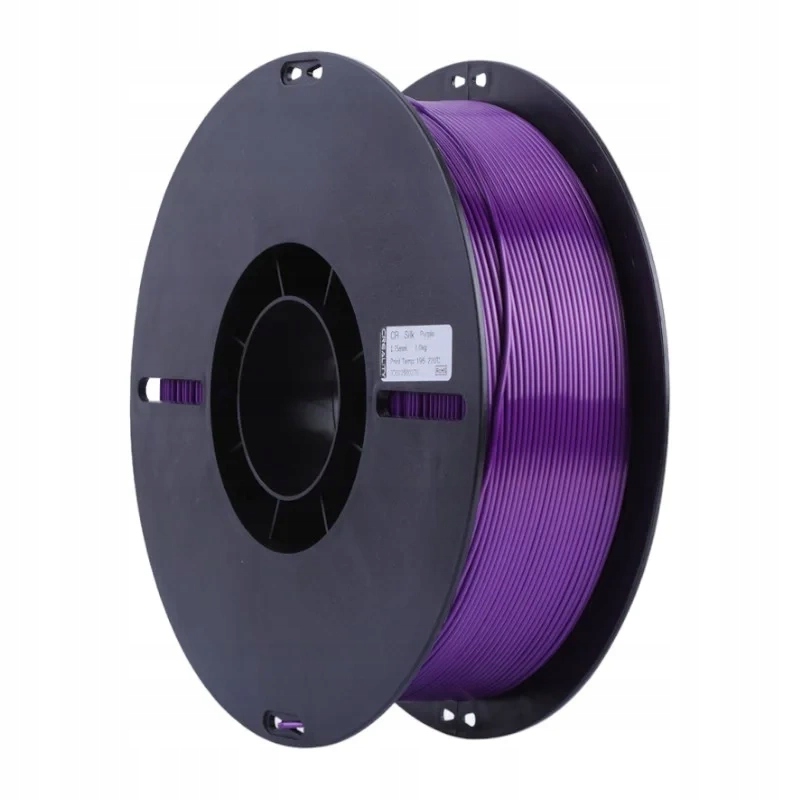CrealityCRSILKFilamentPLADoDrukarki3DFioletowyOryginal175mm1KgStanopakowaniaoryginalne belsilt Creality Cr silk filamentas Pla skirta spausdintuvai 3D violetinis originalas 175 mm 1Kg