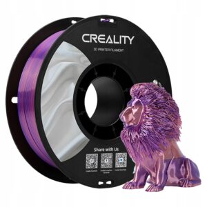 CrealityCRSILKFilamentPLADoDrukarki3DRozowofioletowyOryginal1Kg belsilt Creality Cr silk filamentas Pla skirta spausdintuvai 3D originalas 1Kg