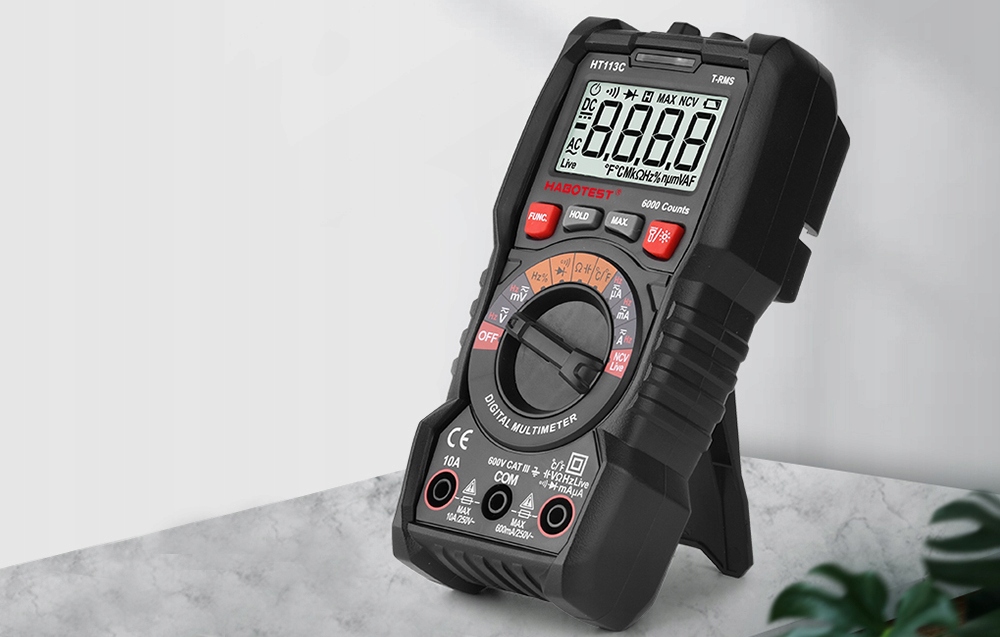 Skaitmeninis multimetras universalus Habotest HT113C