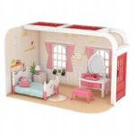 Miniatiūrinis lėlių namelis miegamasis DIY rinkinys 245 cm