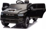 Dodge RAM 1500 EVA elektrinis automobilis vaikams 12 V 9 Ah Kluczyk nuotolinio valdymo Pultas Bluetooth