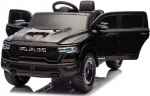 Dodge RAM 1500 EVA elektrinis automobilis vaikams 12 V 9 Ah Kluczyk nuotolinio valdymo Pultas Bluetooth