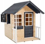 Medinis vaikų žaidimų namelis TP Toys 140 cm su veranda