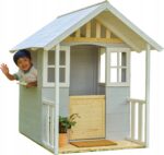 Medinis vaikų žaidimų namelis su veranda TP Toys 140 cm