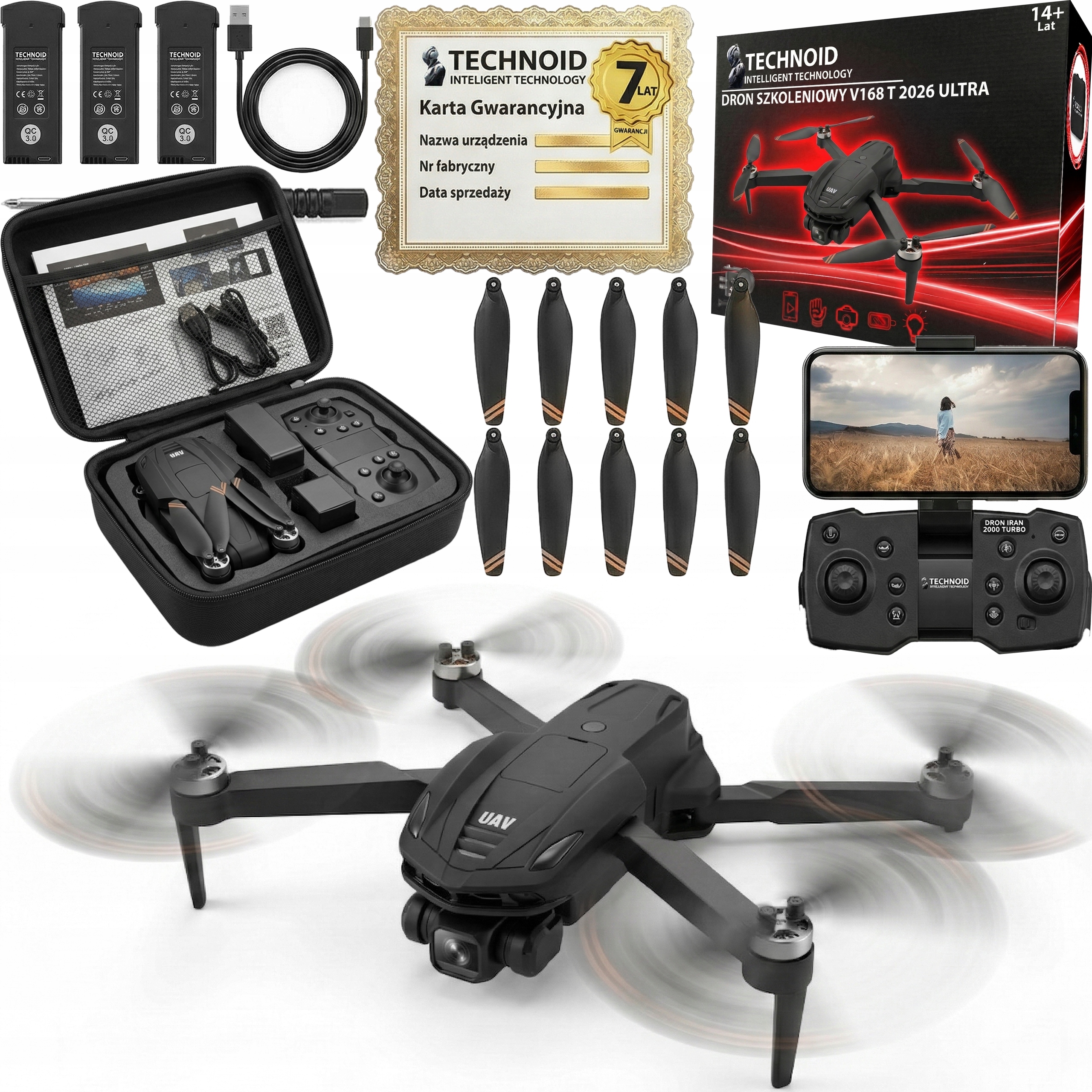 DRONTECHNOIDZDALNIESTEROWANY3xAKU3000m90min35kmhWALIZKAWIFIXXXXL belsilt