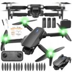 Dronas žaislinis FlyPro2X regulacja 2 kameromis variklisi bezszczotkowe 30min WiFi vaikams  skirtinga komplektacija 16