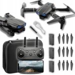 Dronas nuotoliniu būdu valdomas 3x akumuliatoriai variklisi bezszczotkowe akrobacje 360° žaislinis vaikams  skirtinga komplektacija 8