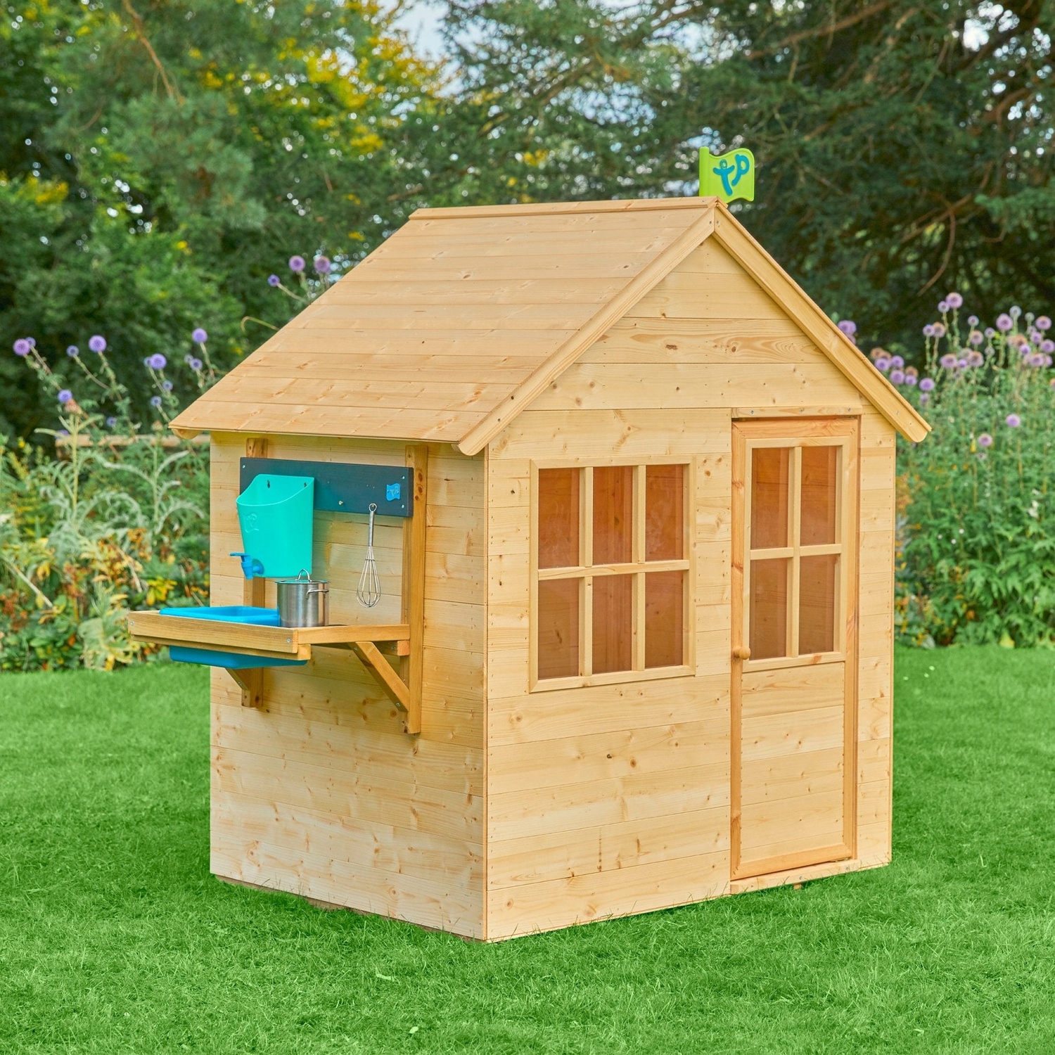 Medinis vaikų žaidimų namelis TP Toys 146 cm papildoma komplektacija