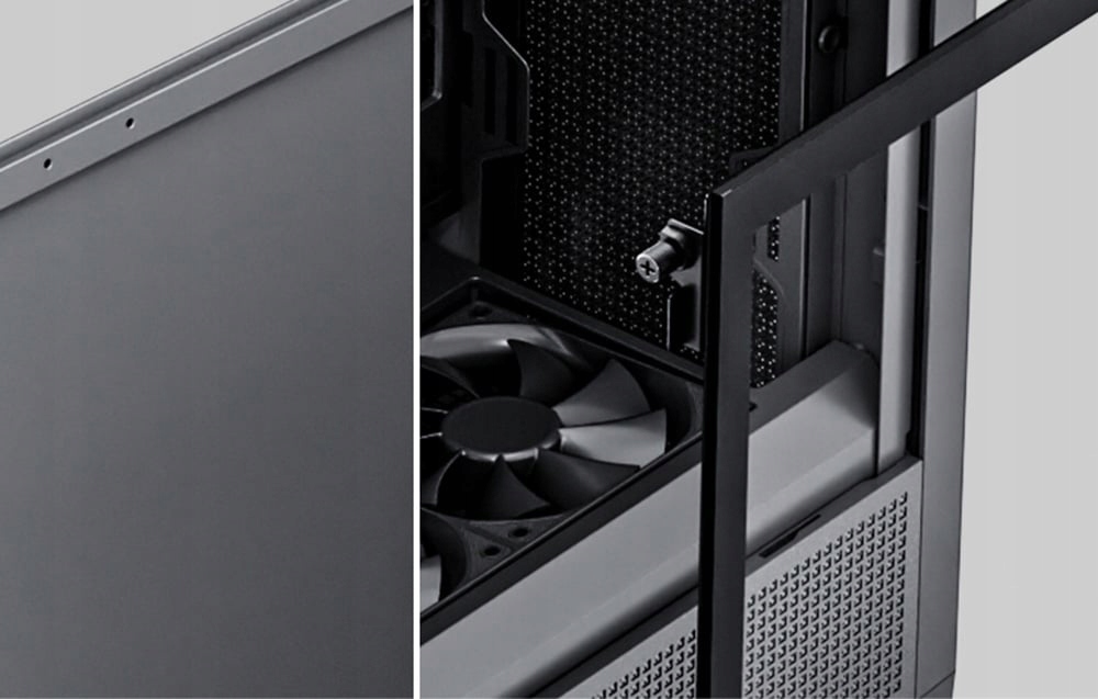 DarkFlash Airnova Big Tower ATX korpusas juodas su 3 ventiliatoriais