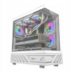 DarkFlash DS950 kompiuterio korpusas Midi Tower balta 6 ventiliatoriai